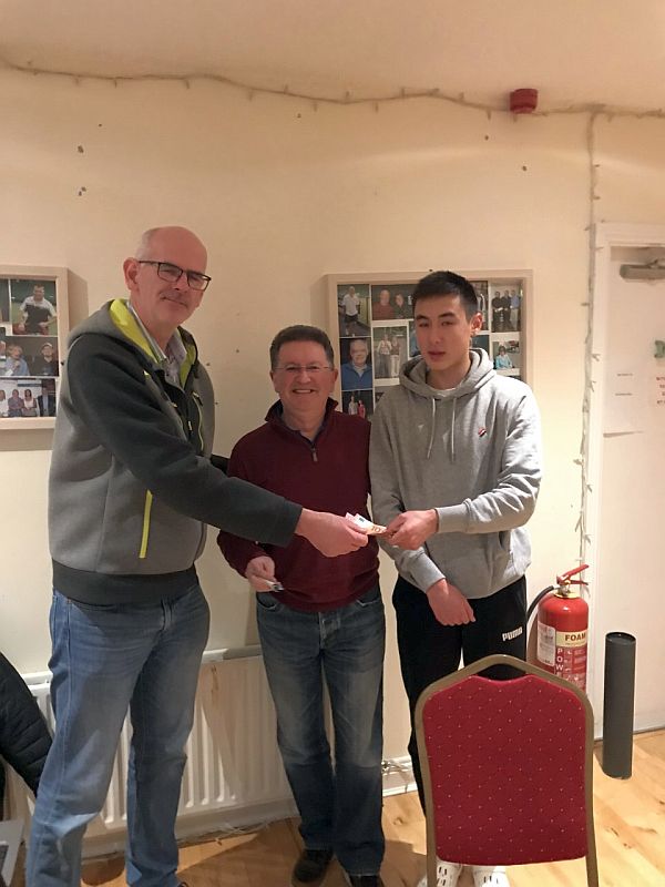 Con Kirby and Martin O'Grady 
Club Xmas blitz22 joint 1st 