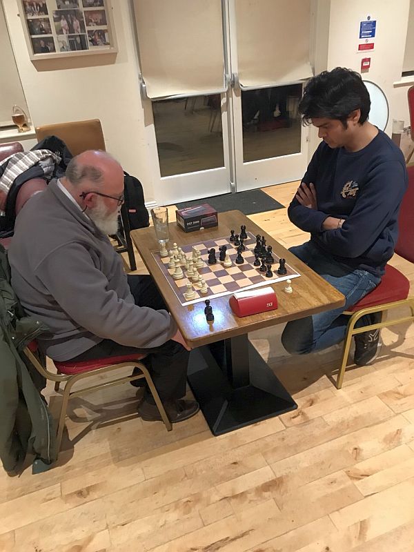 Tony Ryan playing Abhishek Tomar Xmas blitz 2022 