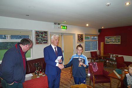 Club ch 2016 Best Junior James Naughton 