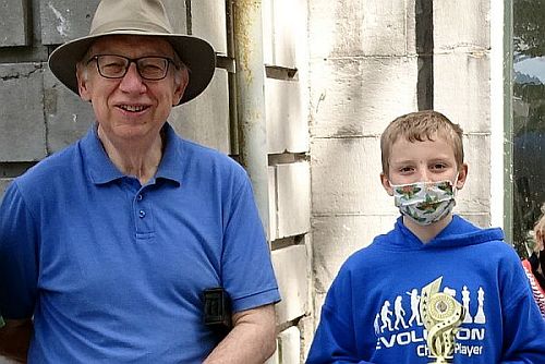 Conor Sheehan and coach Ray O'Brien