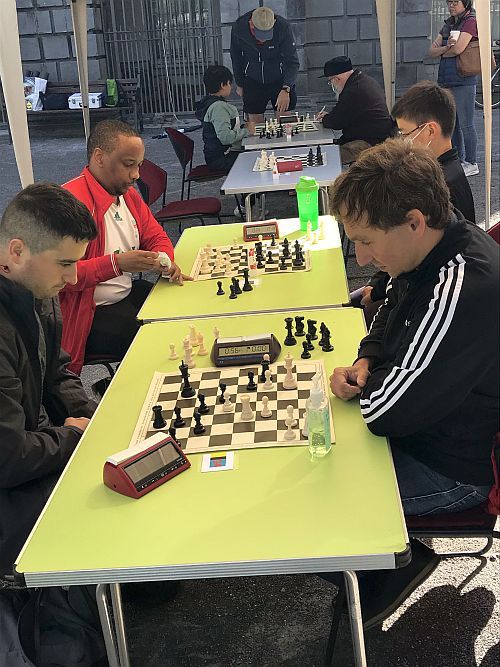 Round 1 board 4 endgame