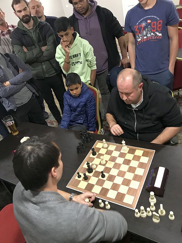 Best of 4  Blitz playoff game 1 IM Oleg v FM Zalan