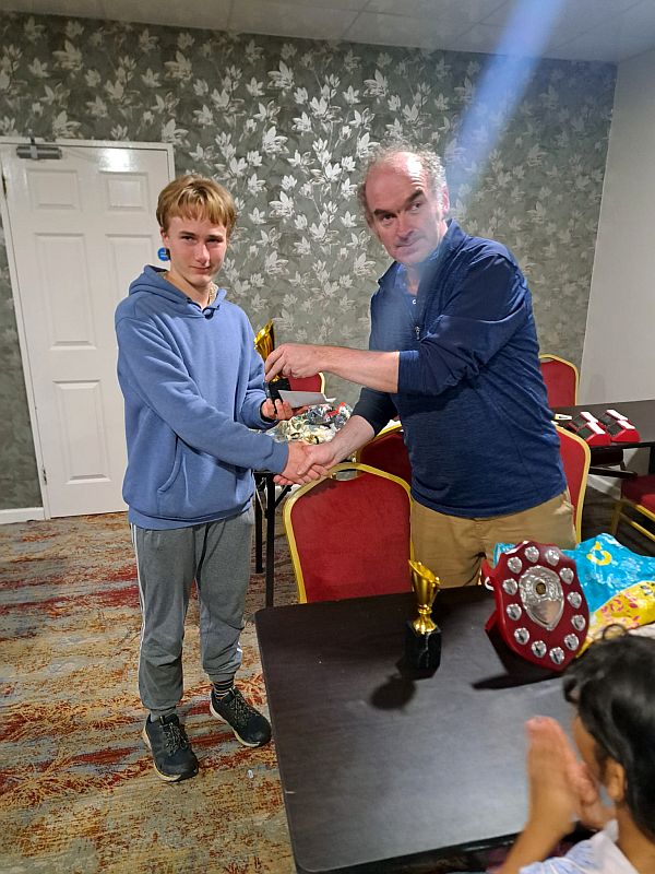 Tobias Heydemann joint 2nd in U-1400 section