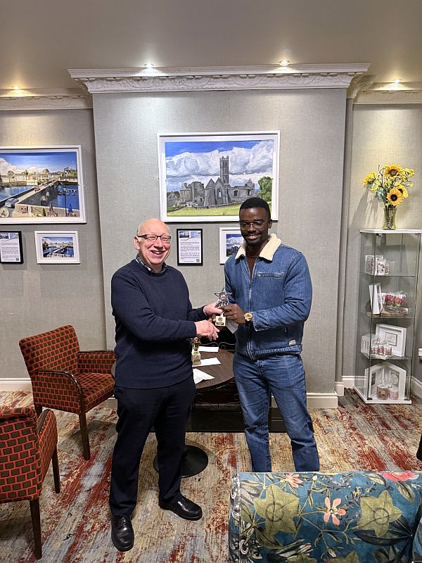 Ike Ogbuchi joint 2nd in U-1400 section