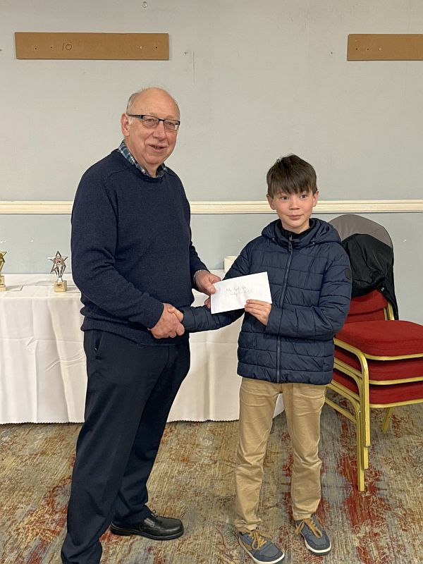 Grading prize winner Kevin McInerney