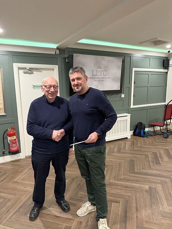 Grading prize winner Michal Surowka