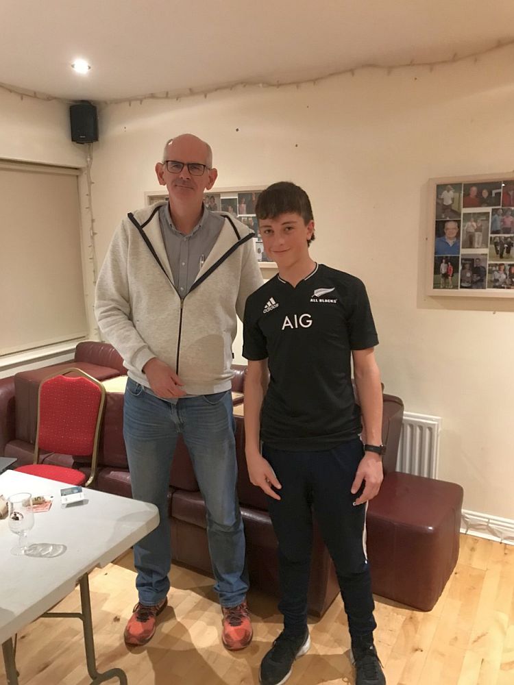 Scott Fitzgerald Best Junior in Club blitz 22 Sept 2022 