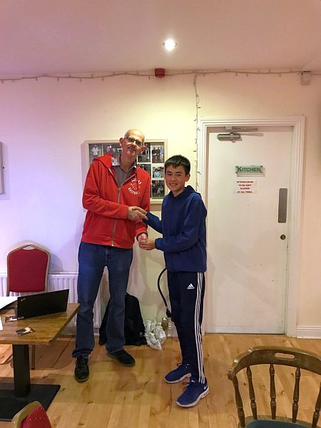 Con Kirby joint Best junior Club blitz Sept 2019 