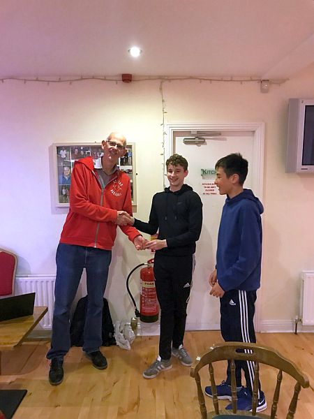 James Naughton joint Best junior Club blitz Sept 2019 